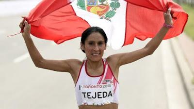 Confirmado : Gladys Tejeda, sin Oro en 42k por doping