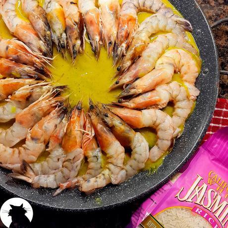 Langostinos en Salsa de Coco y Curry. Langostinos en Salsa de Coco y Curry.