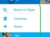 Opciones Skype para Outlook.com