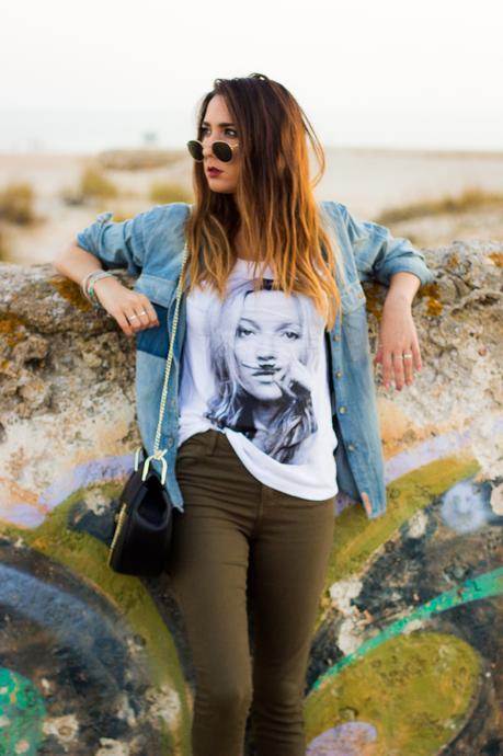 Kate Moss T-shirt by Eleven Paris