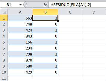 Cómo Sumar Filas Alternas en Excel