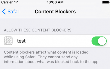 content blocker