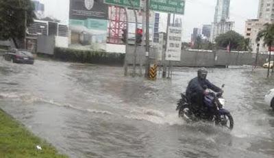 Lluvias causan inundaciones en Panamá y Colón