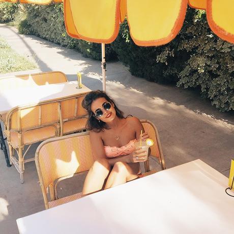 The_Parker_Palm_Springs_Meriden_Hotel-Striped_Mini_Skirt-Buttoned_Skirt-Reformation-Chanel-Espadrilles-Collage_On_The_Road-California-Sleep_Palm_Springs-38