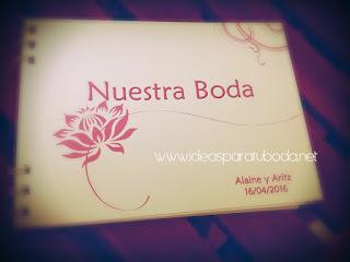 Agenda Boda Personalizada
