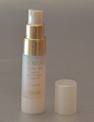 “Sensai Silk 2 Weeks Night Firming Essence” de KANEBO - resultados visibles en tiempo récord (From Asia With Love)