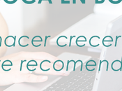boca boca: cómo hacer crecer blog mediante recomendaciones