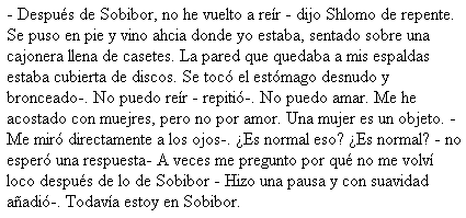 Escapar de Sobibor, de Richard Rashke