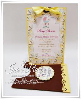 Flores & Barcos - Invitaciones Baby Shower.