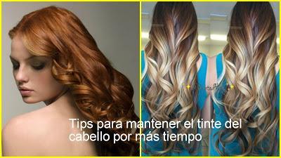 Tips para mantener el tinte del cabello por más tiempo