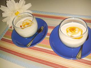 Crema fresca de queso y membrillo