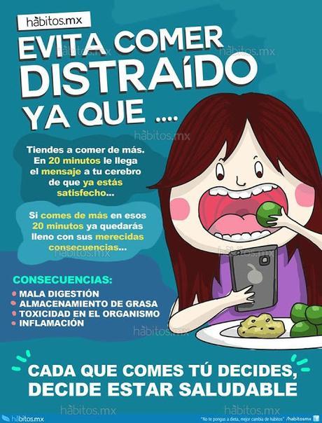 No comas distraido