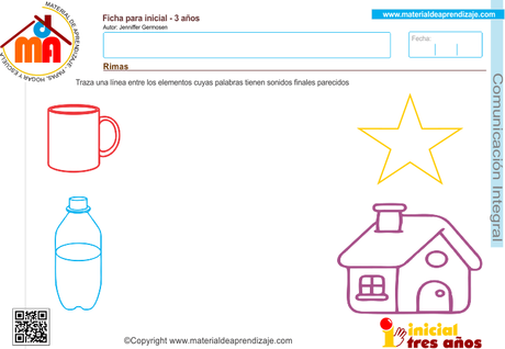 Rimas: Comunicación integral 3 años