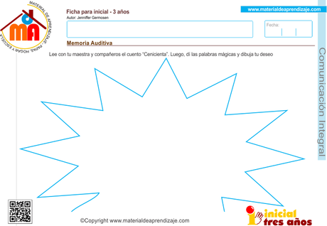 Memoria auditiva 1: Comunicación integral 3 años Memoria auditiva 1: Comunicación integral 3 años