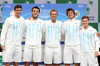 Argentina tiene equipo confirmado para enfrentar a Bélgica por la Copa Davis