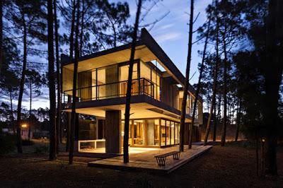 Casa Moderna de Hormigon en Pinamar
