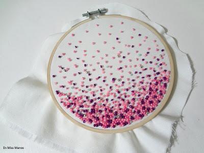 Bastidor con abalorios