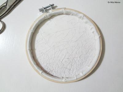 Bastidor con abalorios