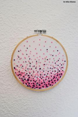 Bastidor con abalorios