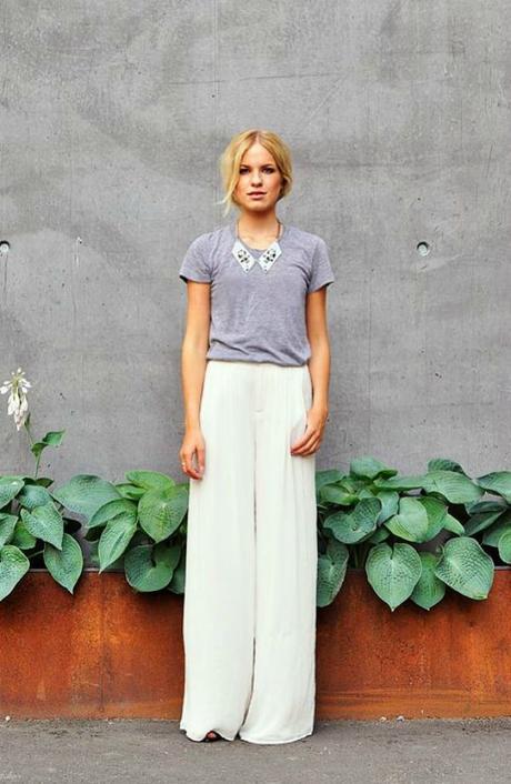 Wide leg pants