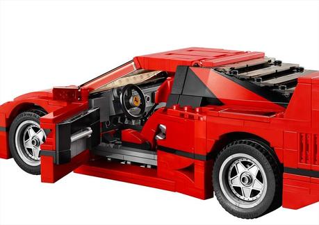 LEGO presenta un impresionante kit para armar la Ferrari F40