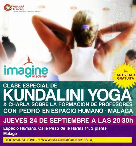 Serie de clases y eventos de Kundalini Yoga con Imagine Academy en Málaga en Septiembre.