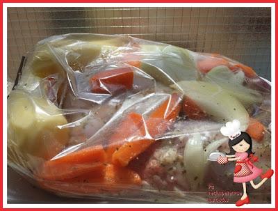 * Muslos de pollo en bolsa de asar (tradicional)