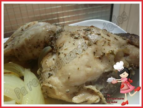 * Muslos de pollo en bolsa de asar (tradicional)