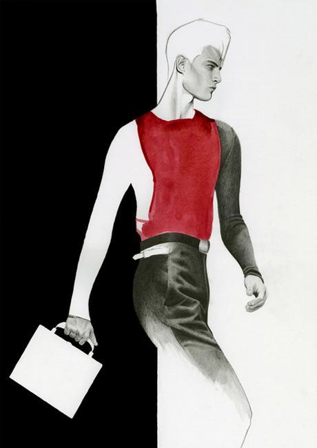 Richard Kilroy Illustration for Lanvin