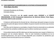 Confirmado Suspencion Sudamericano Master Atletismo