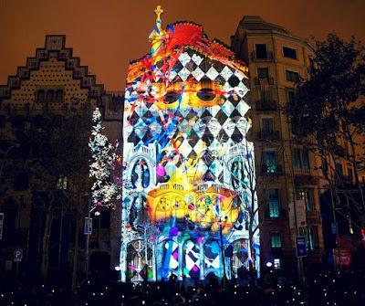 Mapping 2015 en la Casa Batlló de Gaudí
