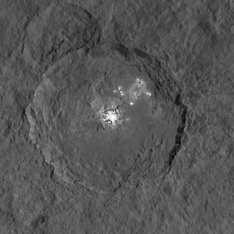 La mancha brillante de Ceres a gran resolución