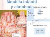 mochila infantil almohada DIY.Tema