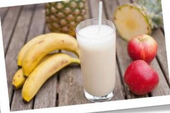 Batido de Plátano, Manzana y Canela