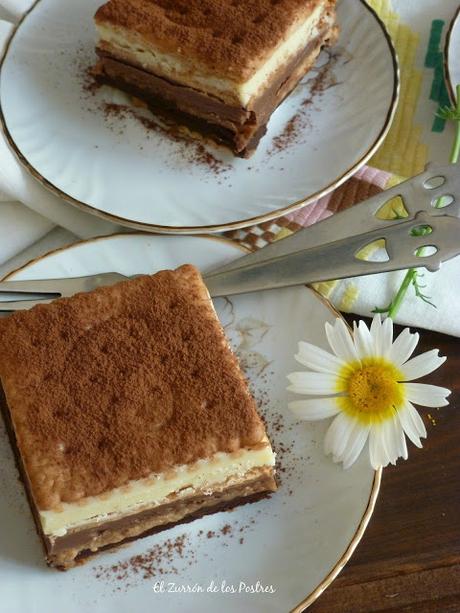 Tarta de Galletas a los Tres Chocolates