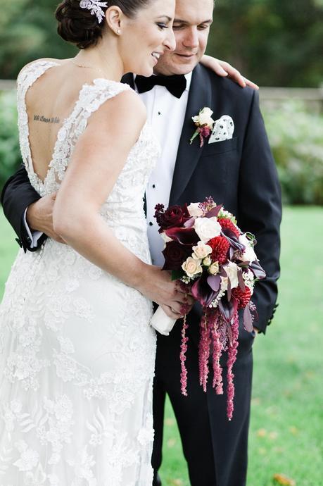 MARSALA & GOLD WEDDING