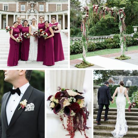 MARSALA & GOLD WEDDING