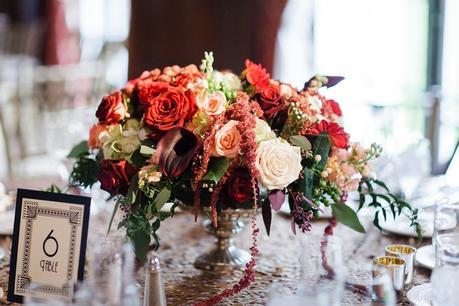 MARSALA & GOLD WEDDING