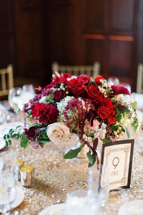 MARSALA & GOLD WEDDING