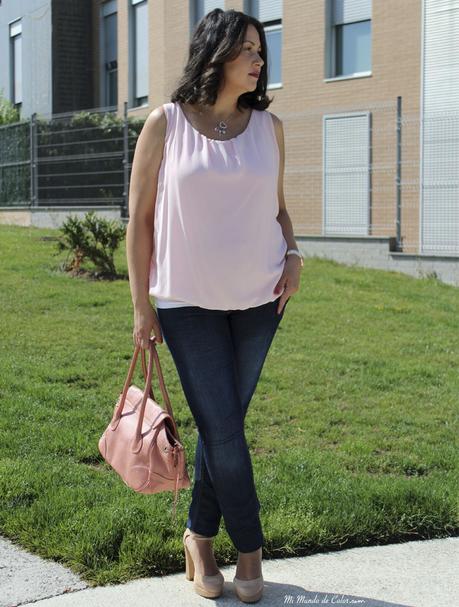 blusa rosa pastel