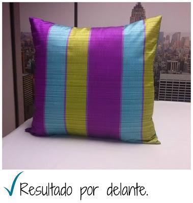 DIY COSTURERO: COJINES SIN CREMALLERA