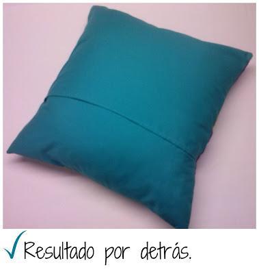 DIY COSTURERO: COJINES SIN CREMALLERA