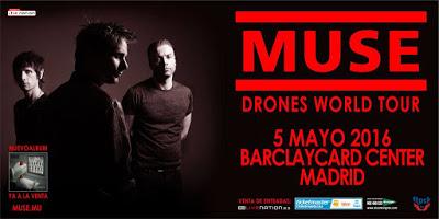 MUSE en Madrid (5.Mayo.2016 -Barclaycard Center-)
