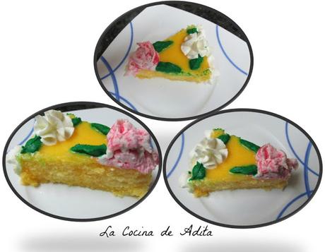 Tarta capuchina,  borracha con kirsch