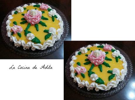 Tarta capuchina,  borracha con kirsch