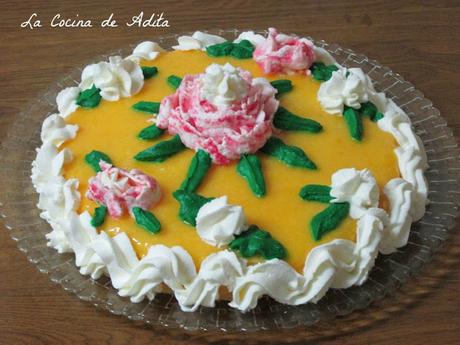 Tarta capuchina,  borracha con kirsch