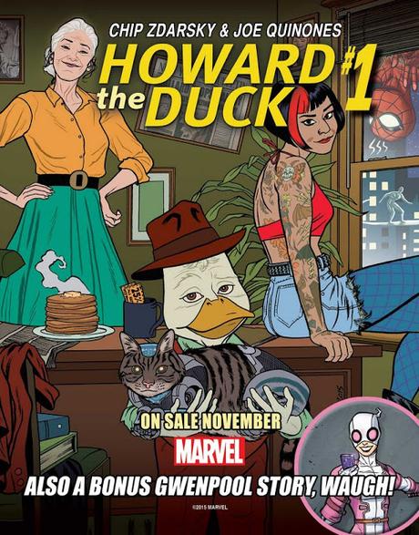 Gwenpool debuta en noviembre apadrinada por ‘Howard the Duck’