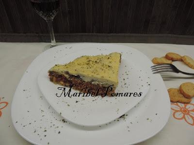 Moussaka griega.