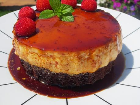 Bizcoflán de vainilla o chocolate olla GM