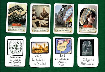 ... les enseñaría el Timeline para que aprendan las fechas de importancia jugando